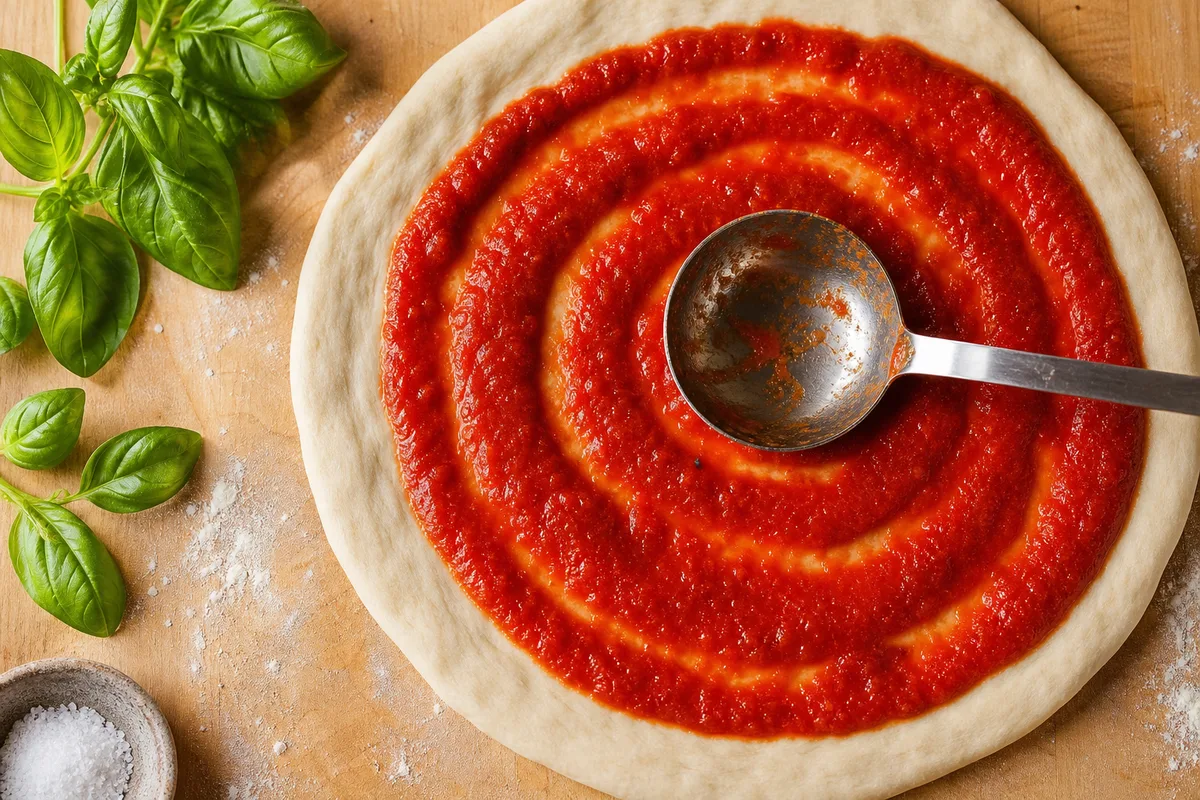 Illustration : Sauce tomate pour pizza : crue ou mijotée, que choisir